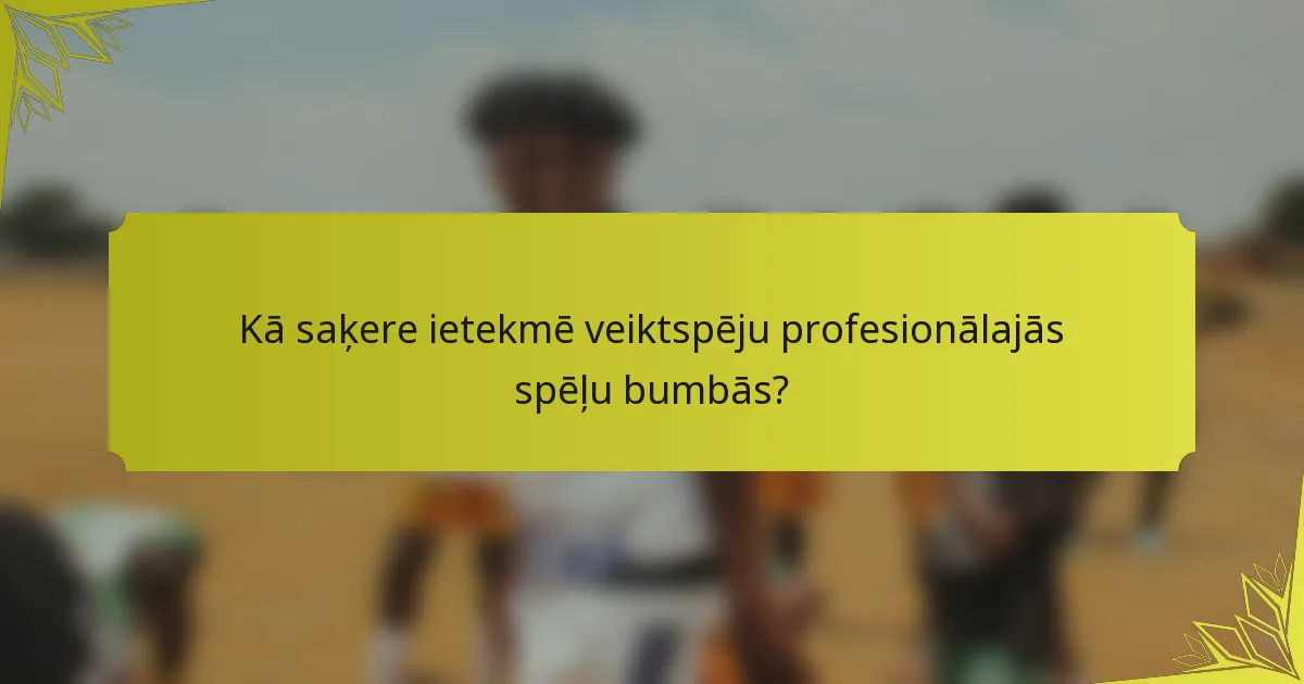 Kā saķere ietekmē veiktspēju profesionālajās spēļu bumbās?